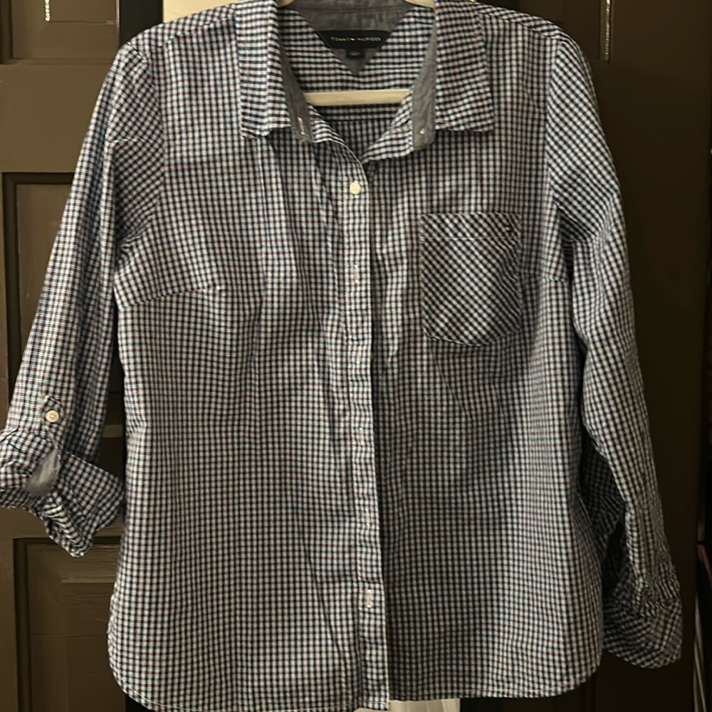 Tommy Hilfiger button down; large